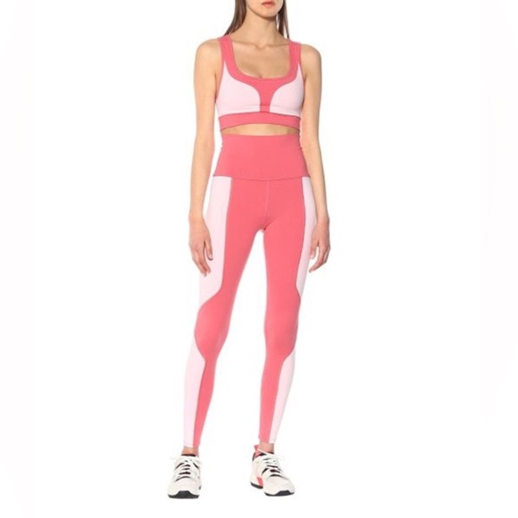 Live The Process Geometric Colorblock High Rise Leggings Pink Size XS - Picture 3 of 16